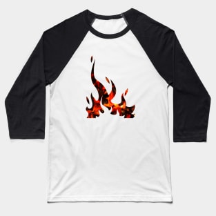 Flame Baseball T-Shirt